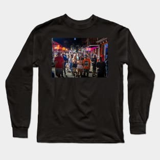 Friday Night On Bourbon Street Long Sleeve T-Shirt